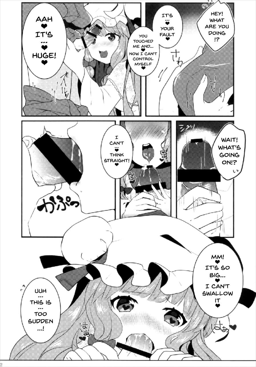 Hentai Manga Comic-Patchouli the Lewd Witch With Her Dirty Illusions-Read-9